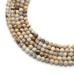 Picture Jasper 3mm Round