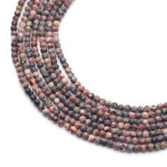 Red Leopardskin Jasper 2 mm