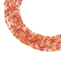 Carnelian 2mm Round- Natural Colour