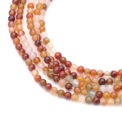 Carnelian 3mm Round - Natural Colour