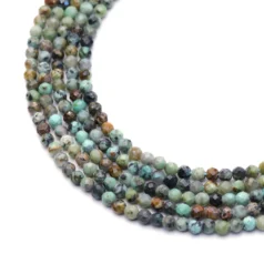 African Turquoise 3 mm Faceted Round