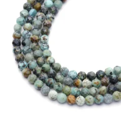African Turquoise 4 mm Faceted Round