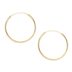 Endless Hoop 35mm 24K Gold Plated