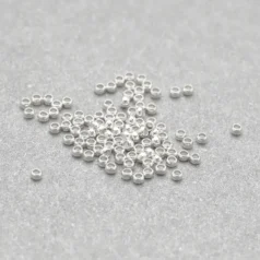 Crimp Beads -  .999 Silver Plating Nickel Free  OD: 1.5mm,ID 0.85mm