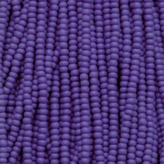 Czech Seed Beads, 11/0 - PermaLux Dyed Chalk Dark Violet Matt (strung)