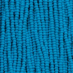 Czech Seed Beads, 11/0 - PermaLux Dark Chalk Turquoise Matt (strung)