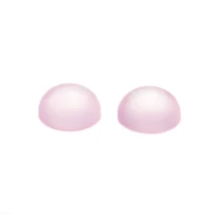 Transparent Round Cabochon- Light pink