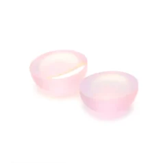 Alternative view of Transparent Round Cabochon- Light pink