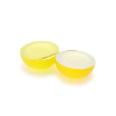 Alternative view of Transparent Round Cabochon- Yellow