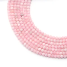 Natural Pink Opal 3mm Faceted Round