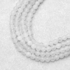 White Jade 4mm Round