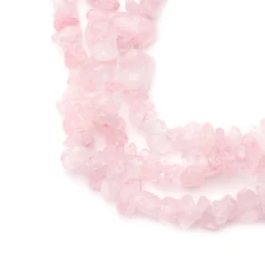Rose Quartz Chip Approx 5x8mm, 32 inches