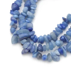 Blue Aventurine Chips Approx 5x8 mm 32 inches