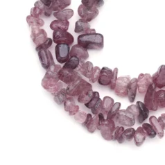 Ruby quartz Chips Approx 5x8mm 32 inches