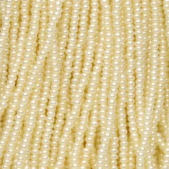 Czech Seed Beads, 11/0 - Pearlized Shell (strung)