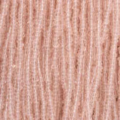 Czech Seed Beads, 11/0 - Transparent Light Pink (strung)