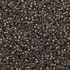 Czech Seed Beads, 11/0 - Crystal, Metallic colour lined Steel (loose)