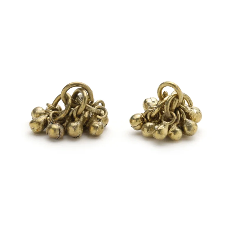 Bead, 4mm Cluster of Beads with 12 drops - Brass Finish
