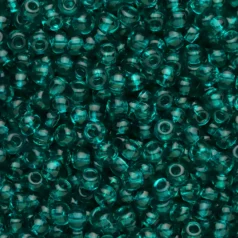 Czech Seed Beads, 6/0 - Transparent Teal (loose)