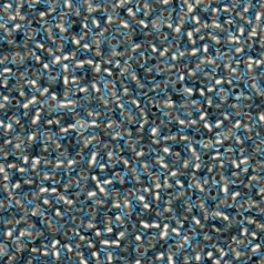 Czech Seed Beads, 10/0 - Copperlined Aqua (loose)