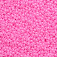 Czech Seed Beads, 10/0 - Opaque Dyed Chalk Pink (loose)