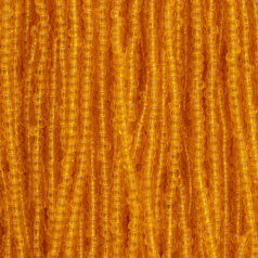 Czech Seed Beads, 11/0 - Transparent Dark Yellow (strung)