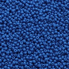 Czech Seed Beads, 10/0 - Opaque Med. Blue (loose)