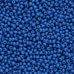 Czech Seed Beads, 11/0 - Opaque Med. Blue (loose)