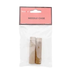 Alternative view of Wooden Needle Case ( set of 2 ) 2.5 x 0.5 inch ( The cap and body are flush)