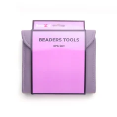 Beaders Tool Set (8pc) Orchid- Size 4.5 inch