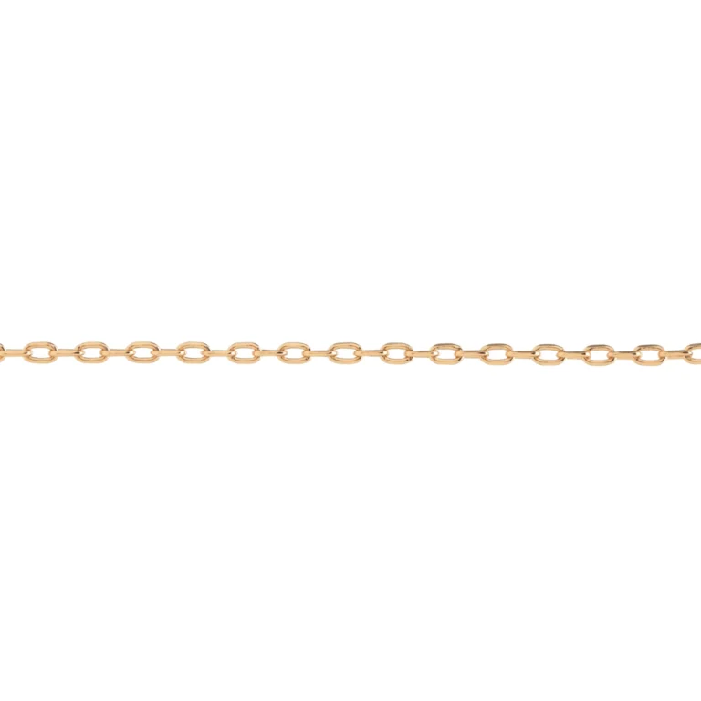 Chain, Gold plated brass,2.9x 1.8mm (Length X  Width) Rectangular Cable link