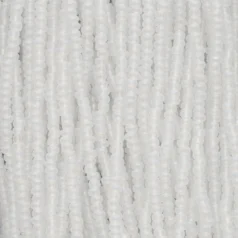 Czech Seed Beads, 11/0 - Transparent Matt Crystal AB (strung)