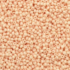 Czech Seed Beads, 10/0 - Solgel Chalk Orange (loose)