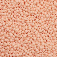 Czech Seed Beads, 10/0 - Solgel Chalk Orange (loose)