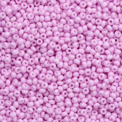 Czech Seed Beads, 10/0 - Solgel Chalk Pink (loose)