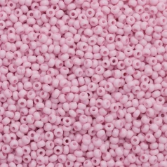 Czech Seed Beads, 10/0 - Solgel Chalk Pink (loose)