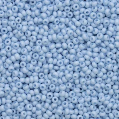 Czech Seed Beads, 10/0 - Solgel Chalk Blue (loose)