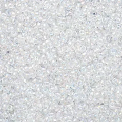Czech Seed Beads, 10/0 - Iris Crystal (loose)