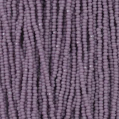Czech Seed Beads, 13/0, Charlotte - Opaque Mauve (strung)