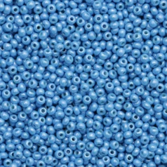 Czech Seed Beads, 10/0 – Opaque Luster Blue Turquoise (loose)