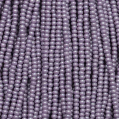 Czech Seed Beads, 11/0 - Opaque Lustre Mauve (strung)
