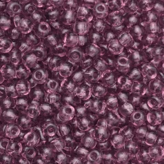 Czech Seed Beads, 6/0 - Transparent Light Amethyst (loose)
