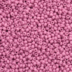 Czech Seed Beads, 10/0 - Solgel Chalk Pink (loose)