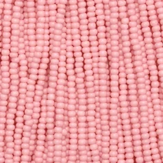 Czech Seed Beads, 11/0 - Solgel Chalk Pink (strung)