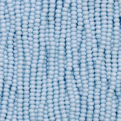 Czech Seed Beads, 11/0 - Solgel Chalk Blue (strung)