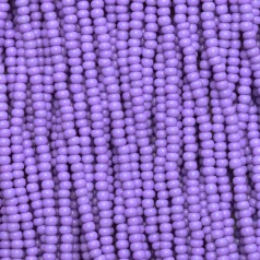 Czech Seed Beads, 11/0 - Solgel Chalk Violet (strung)