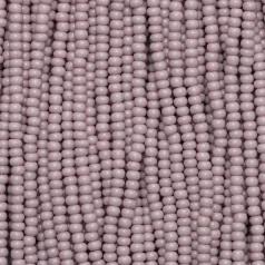 Czech Seed Beads, 11/0 - Solgel Chalk Ashen Taupe (strung)