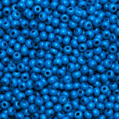 Czech Seed Beads, 6/0 - Terra Intensive Blue (loose)