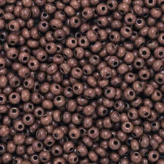 Czech Seed Beads, 6/0 - Terra Intensive Dark Brown (loose)
