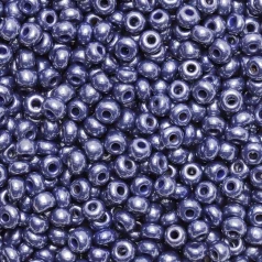 Czech Seed Beads, 6/0 - Opaque Color Lustre Navy (loose)